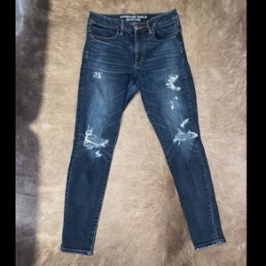American eagle ripped jeans